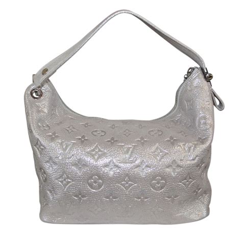 silver louis vuitton bag|louis vuitton leather tote.